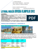 Oferta Gamma Grecia Riviera Olimpului 2012