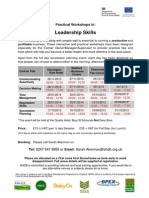 Leadership Skills: Practical Workshops in