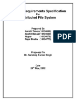 Software Requirements Specification Distributed File System