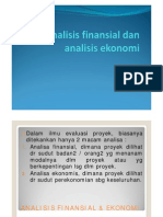 Analisis Finansial Dan Analisis Ekonomi