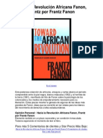 Hacia La Revolucic3b3n Africana Fanon Frantz Por Frantz Fanon Averigc3bce Por Quc3a9 Me Encanta
