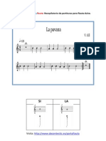 La - Pavana Flauta Si - La PDF