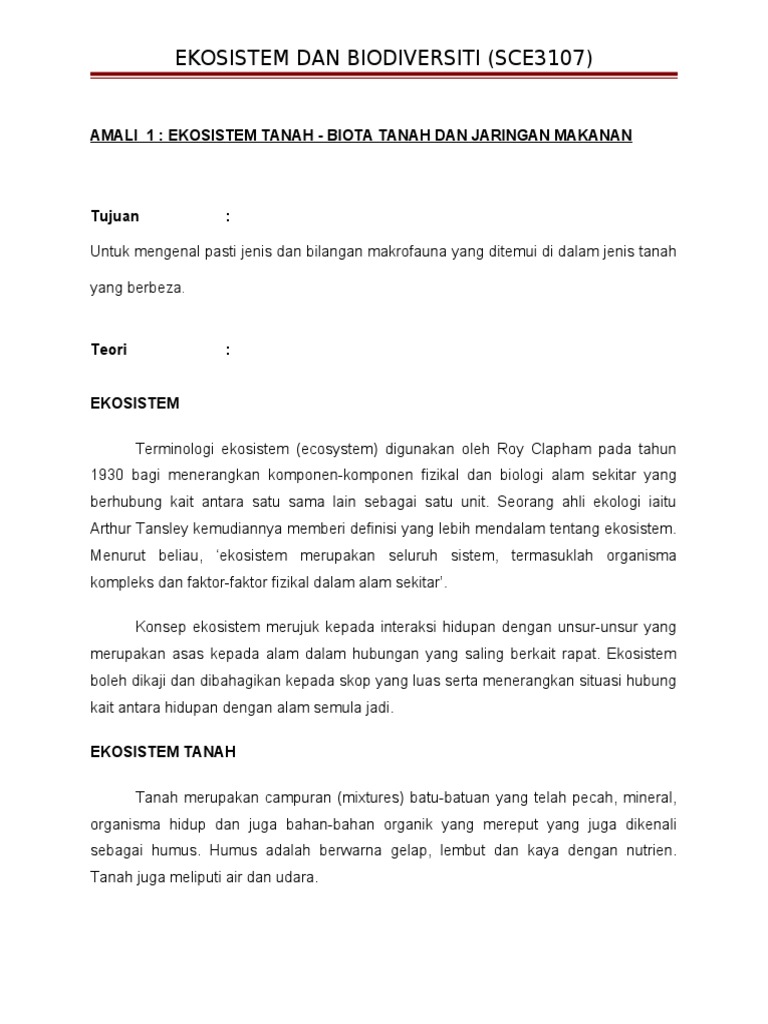 Sce3107 Jawapan Amali 1 Pdf