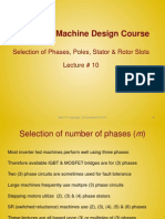Lecture10 - Selection of Phases, Poles, Stator & Rotor Slots
