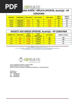 5 Cenovnik Zute Oplate I Nosecih H Greda Pfeifer