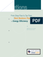 From Shop Floor to Top Floor - Best Business Practices in Energy Efficiency