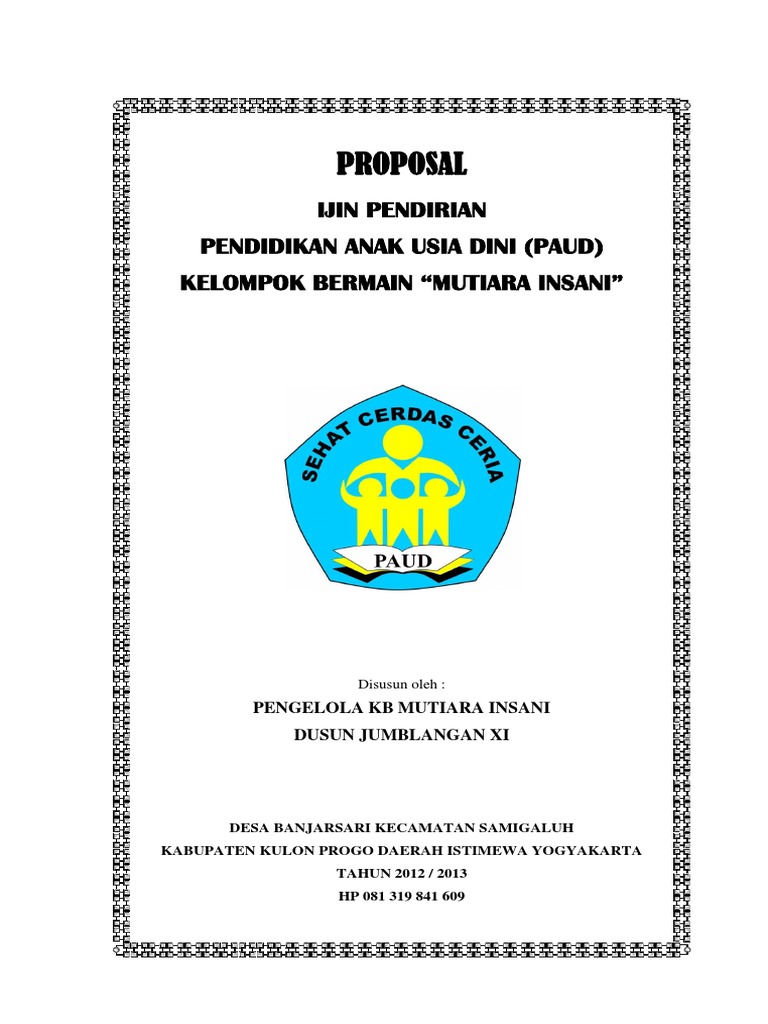 Contoh Proposal Ptk Paud Pengembangan Bahasa Guru Galeri