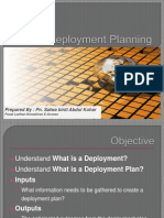 Deployment Planning