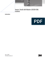 3M One Step Closure, Small With Washer (OSCW-SW) For Wireless Applications