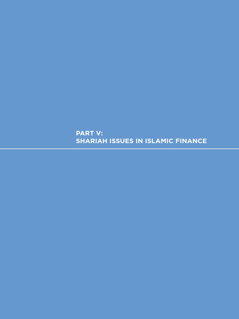 Shariah Resolutions in Islamic Finance | PDF | Islamic Banking And ...