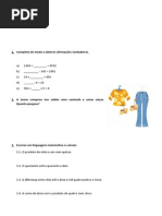 Ficha de Avaliação mat5 - nºs naturais