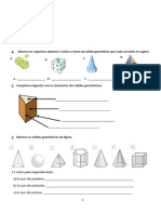 Ficha de Avaliação Mat5 - Sólidos Geo