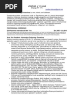 Download Director IT Systems Infrastructure Operations in NYC Resume Jonathan Totaram by JonathanTotaram SN178405862 doc pdf