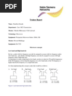 Download Report on Microwave concepts and NSN equipments Hamilton Setende by Hamilton Setende SN178411706 doc pdf