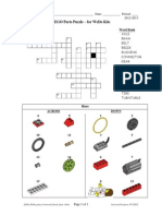 Lego Wedo Parts Crossword Puzzle Basic v4