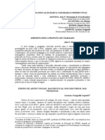 Ensino Da Arte Na Educação Básica - Panorama e Perspectivas - Santana, A. N. P. Et Al.