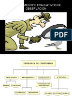 Procedimientos Evaluativos de Observacion