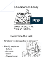 tips for a comparison essay
