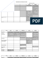 Cronograma de Actividades Por Curso