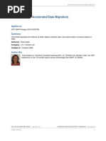 SAP Accelerated Data Migration