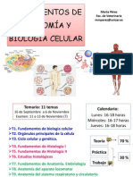 Presentación de La Asignatura y Tema 1. La Célula PDF