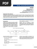 Sensing - Universal PID-Thermoregulator: Application Note Abstract