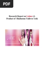 Download 99885578-Project-Report-on-Lakmepdf by Mithun Konjath SN178443522 doc pdf