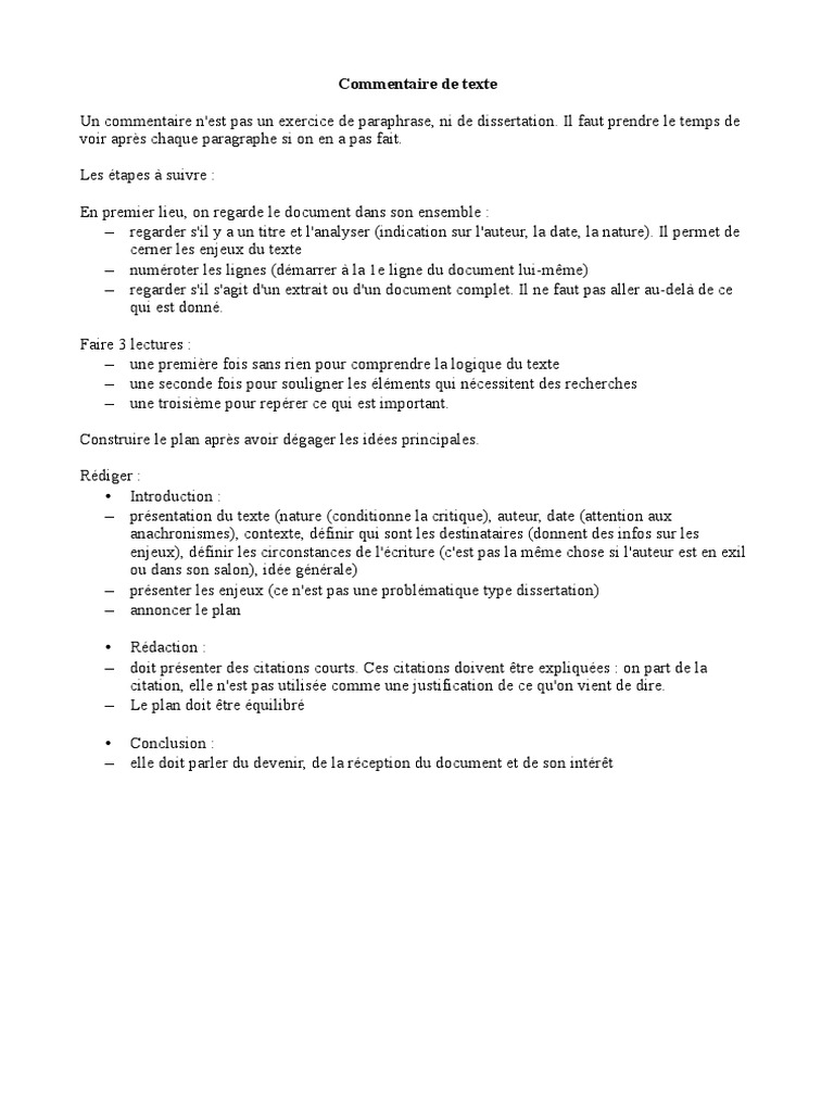 Qu Est Ce Que La Nature D Un Texte