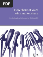 Download How share of voice wins market share IPA Report July 09 by The IPA SN17846013 doc pdf