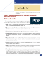 Metodologia Científica - Unidade IV