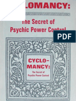 Cyclomancy: The Secret of Psychic Power Control