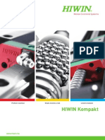 Hiwin kompakt profilsínvezetékek, golyós menetorsók, pozícionáló rendszerek (HUN)