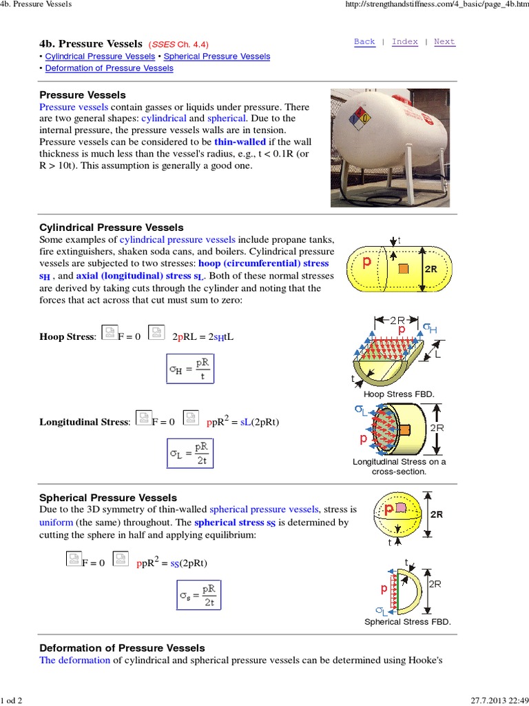 Engineering Pressure Vessels | PDF
