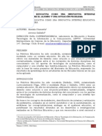 La Robótica Educativa Como Una Innovativa Interfaz Educativa Entre El Alumno y Una Situación-Problema