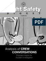 Analysis of Crew Conversations Provides Insights For Accident Investigation