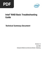 Intel® RAID Basic Troubleshooting Guide: Technical Summary Document