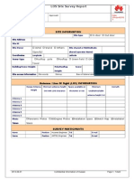 LOS Site Survey Report: Site Information in Door Out Door