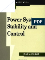 Power System Stability and Control by Prabha Kundur