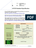 PCB Standard Specification Design for Manufacturing