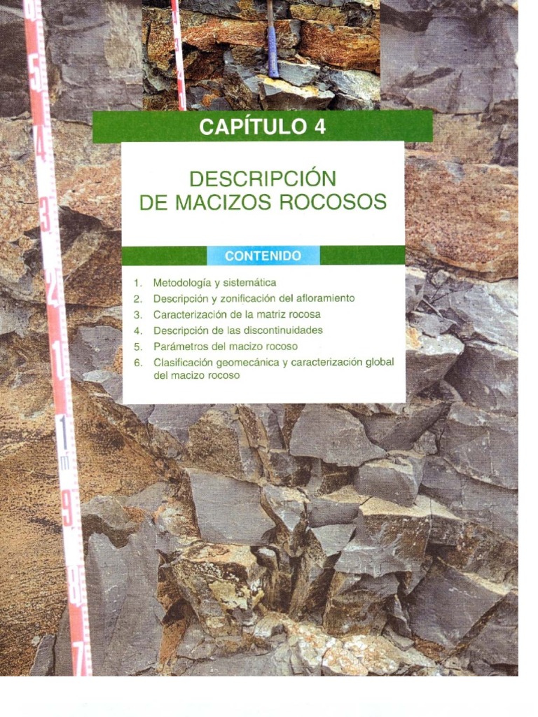 Cap - 04 - Descripción de Macizos Rocosos | PDF