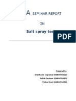 PCB Salt Spray Test