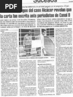 "Los falsos testigos del caso Alcácer [...]" Levante-EMV 28 de Octubre de 1997
