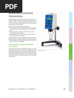 Brookfield Dial Viscometer Manual | PDF | Technology & Engineering
