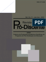 Revista Pro Discente 2012 1
