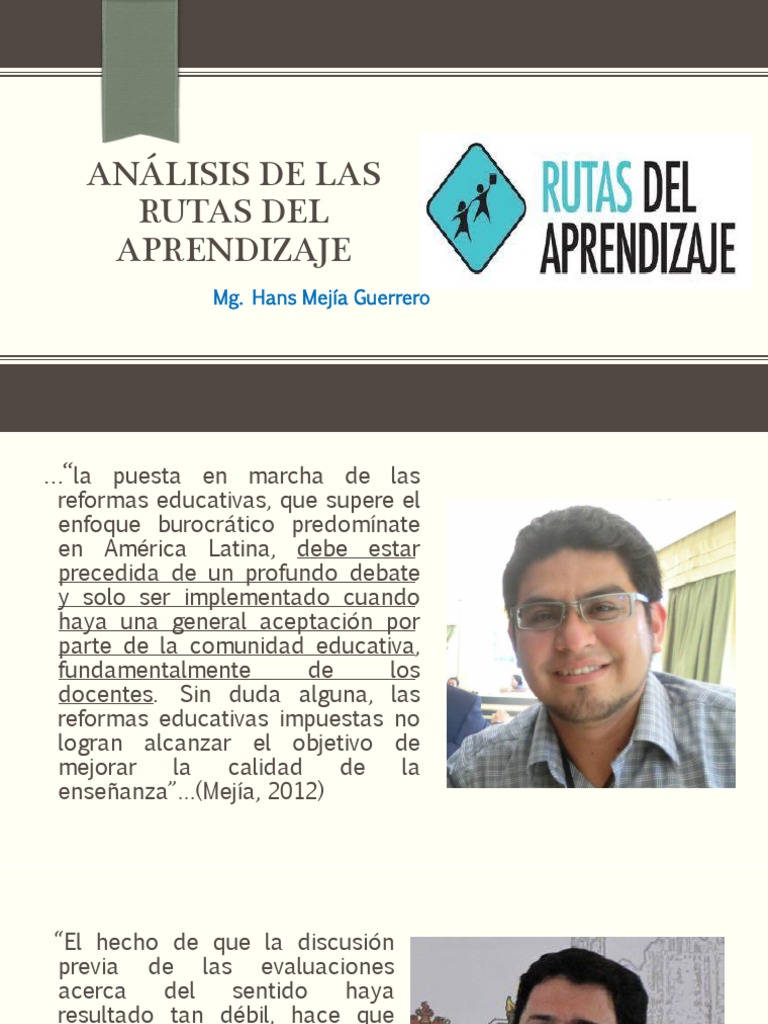 Rutas Del Aprendizaje | Descargar gratis PDF | Plan de estudios ...