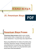 Proses Costing