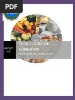 Apostila Tecnologia de Alimentos 1