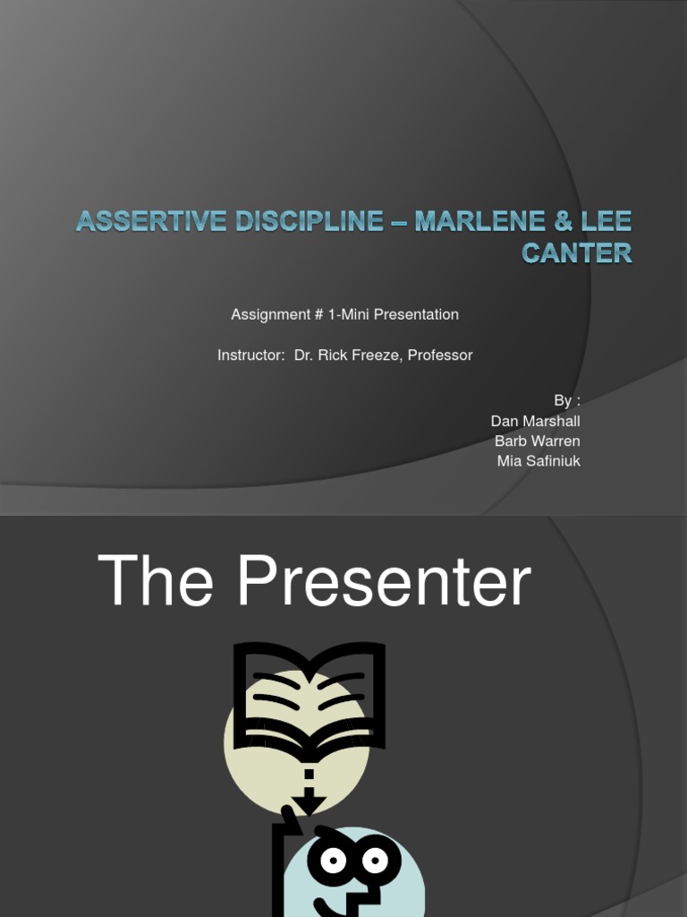 Assertive Discipline in Classroom Management | PDF | Punishments ...