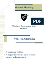 Grievance Handling: Effectively Representing Your Members