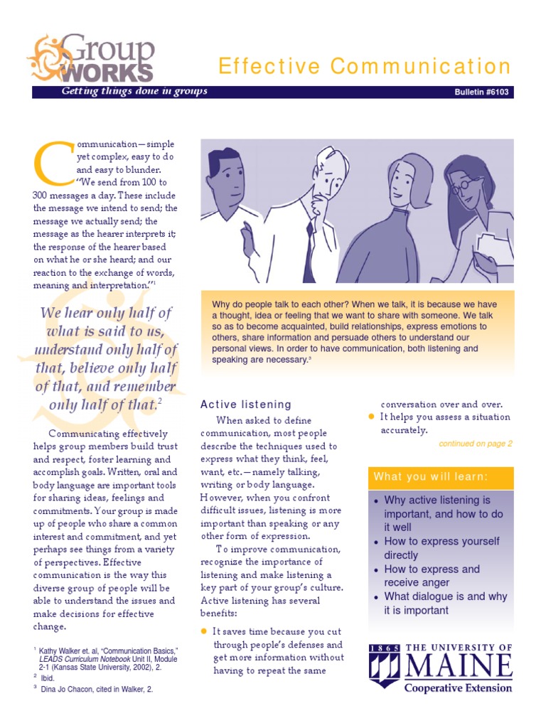 Mastering Effective Communication Skills | PDF | Self-Improvement